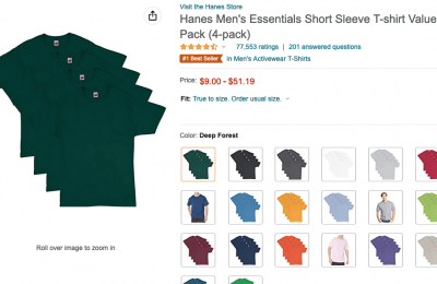 HANES Men’s T-shirts 4 Pack $9 $9