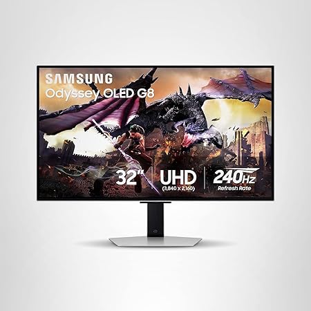 Samsung 32″ Odyssey OLED G8 (G80SD) Series 4K UHD Smart Gaming Monitor