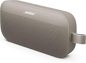 Bose SoundLink Flex Bluetooth Speaker (2nd Gen) – Portable Outdoor Speaker with Hi-Fi Audio, Waterproof and Dustproof, USB-C, Up to 12 Hours Battery Life, Sandstone